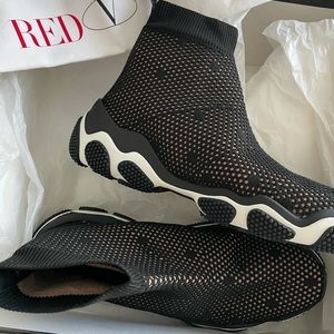 RED Valentino Sock Sneakers In Black